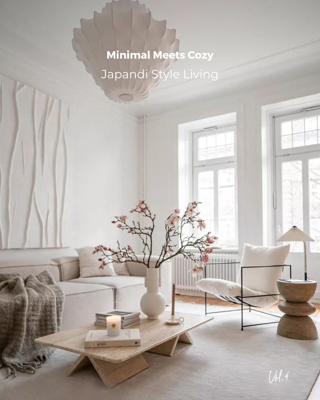 1 Japandi Living Room for Soft Stillness