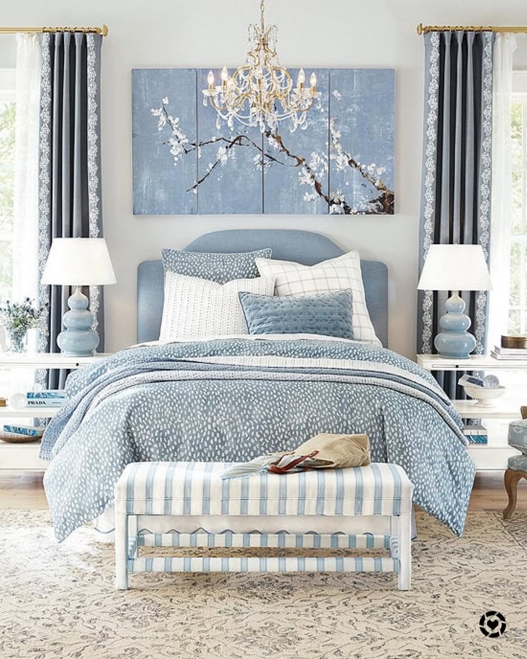 1 serene soft blue bedroom