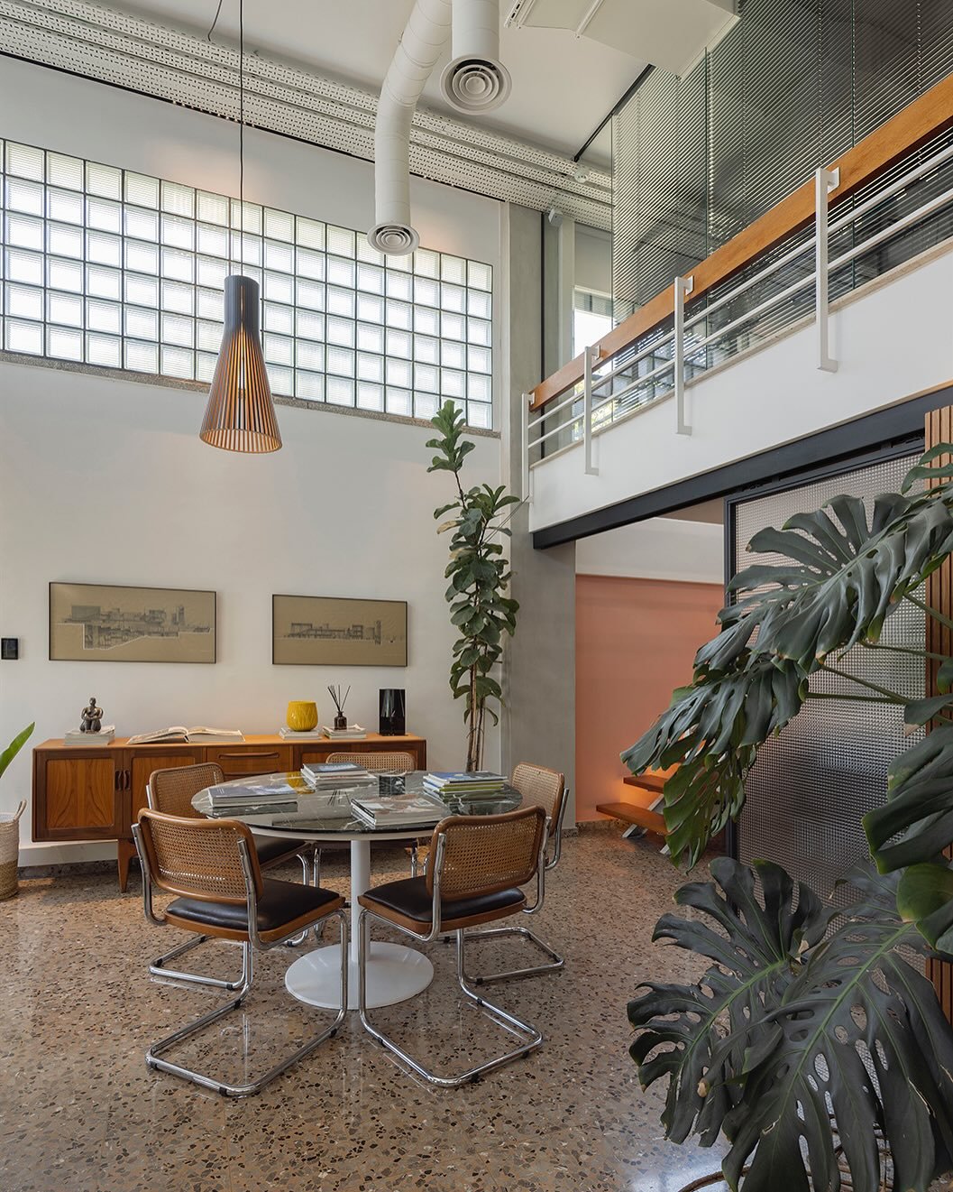 1 Warm Industrial Loft Office