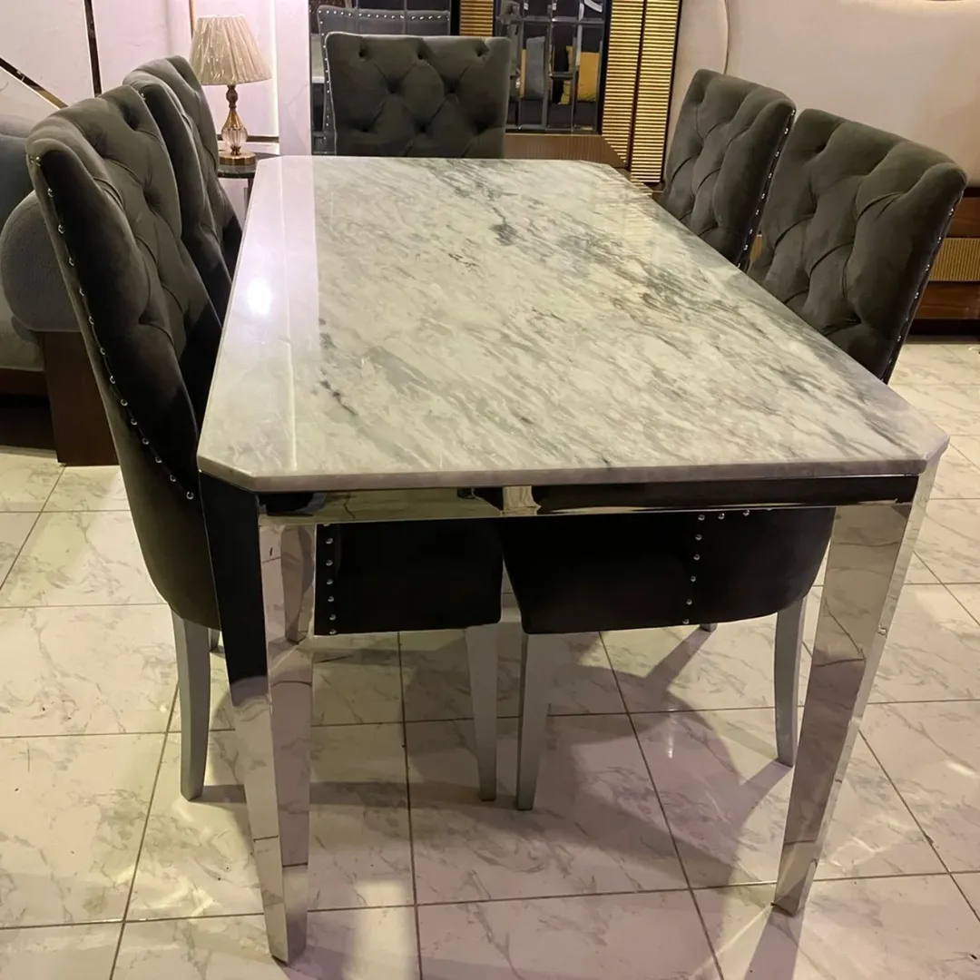 10 Marble Dining With Glam
