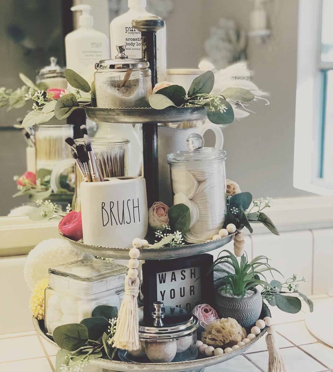 10 Tier Display with Vintage Style