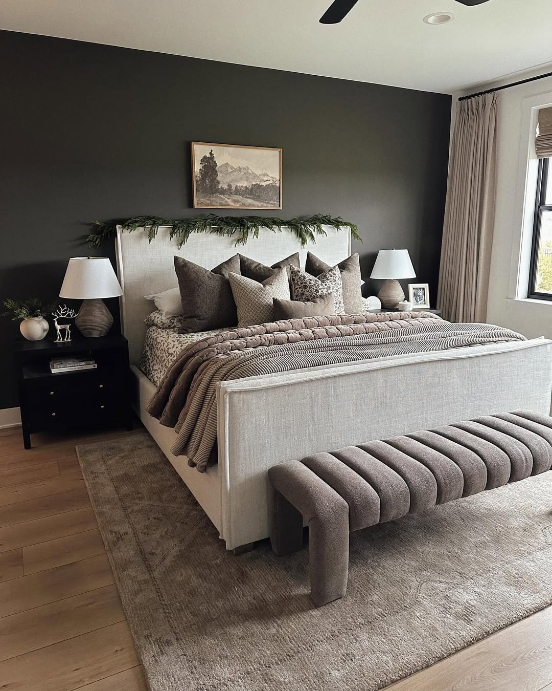 10 Warm Layered Greige Bedroom Designs