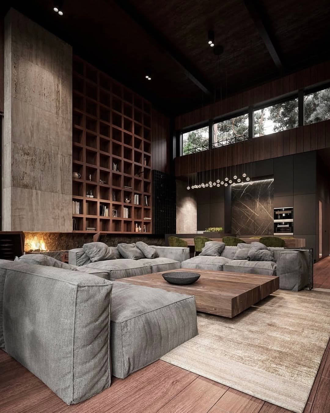 12 Cabin Modern with a Moody Feel