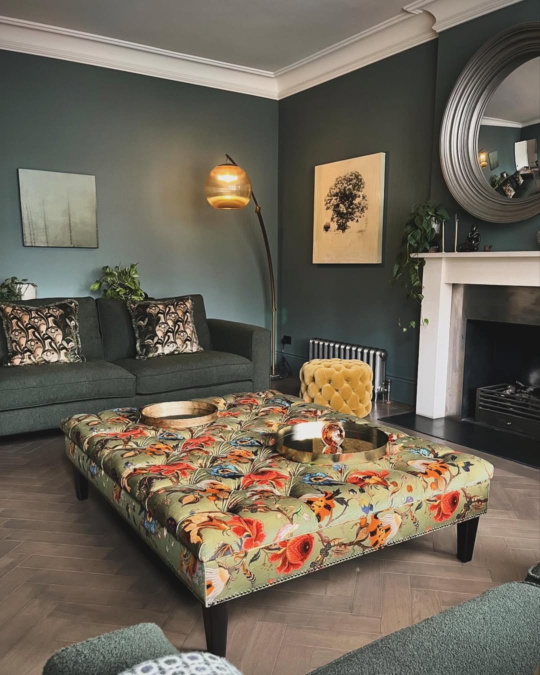 12 Dark Green Statement Pattern Mixing