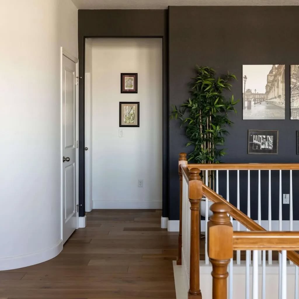 12 Deep Charcoal Accent Wall