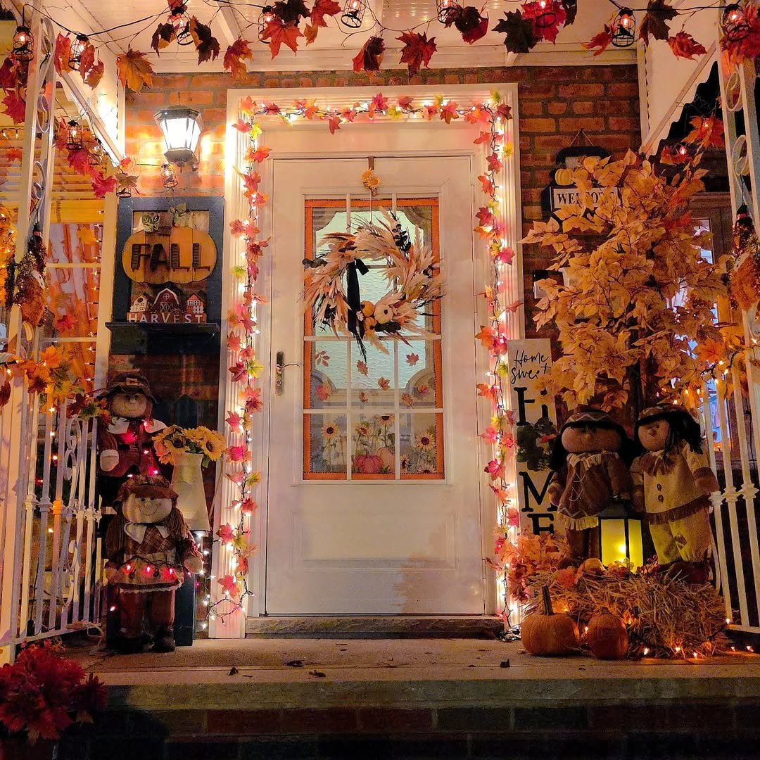 12 Maximalist After Dark Harvest Porch Ideas