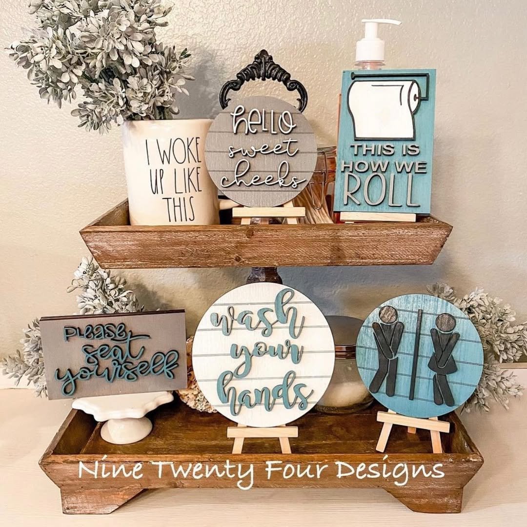 13 Farmhouse Shelf Stack