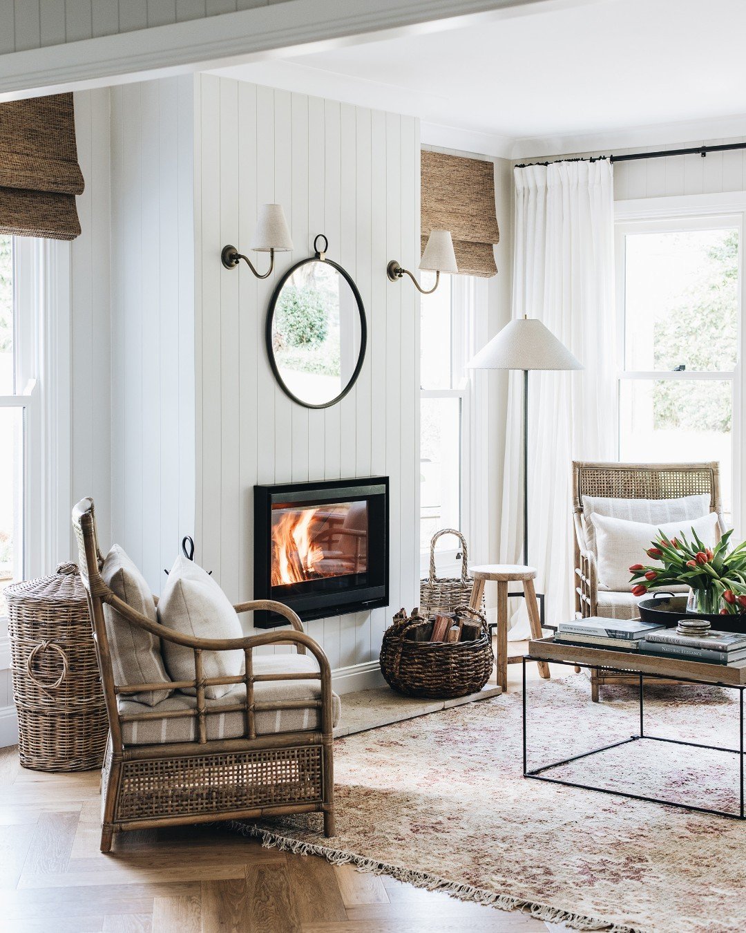 15 Bright Fireplace Country Living