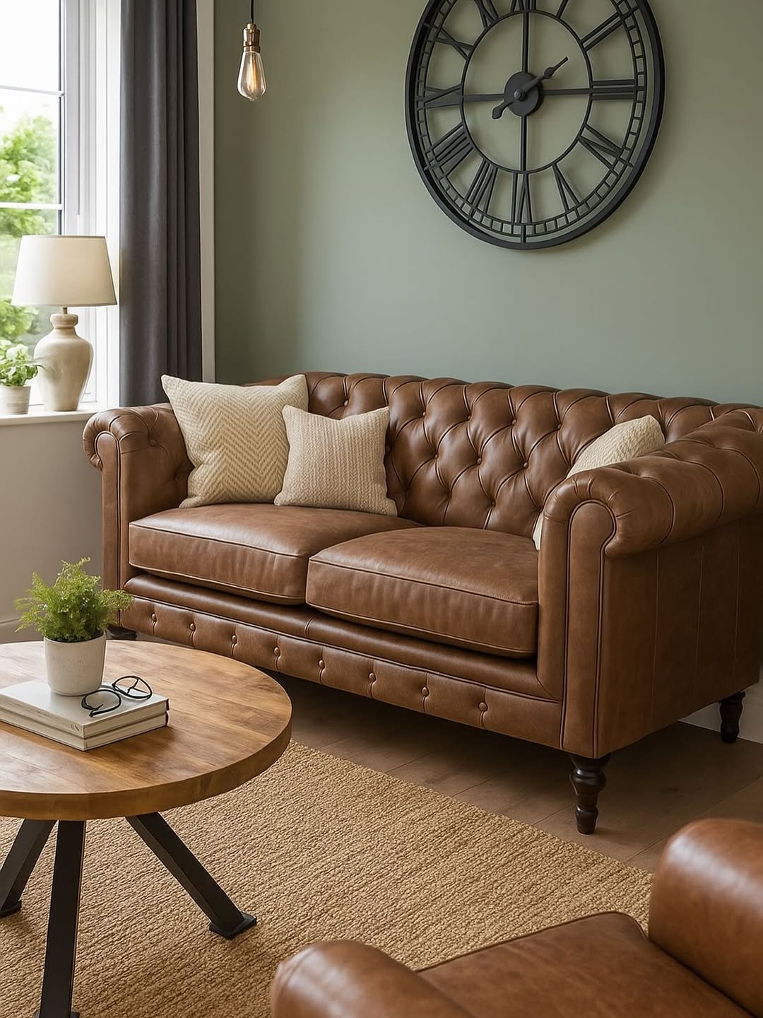 15 Brown Tufted Chesterfield Sofas