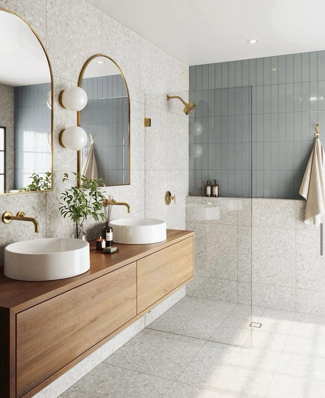 15 Spa Bathroom With Subtle Contrast