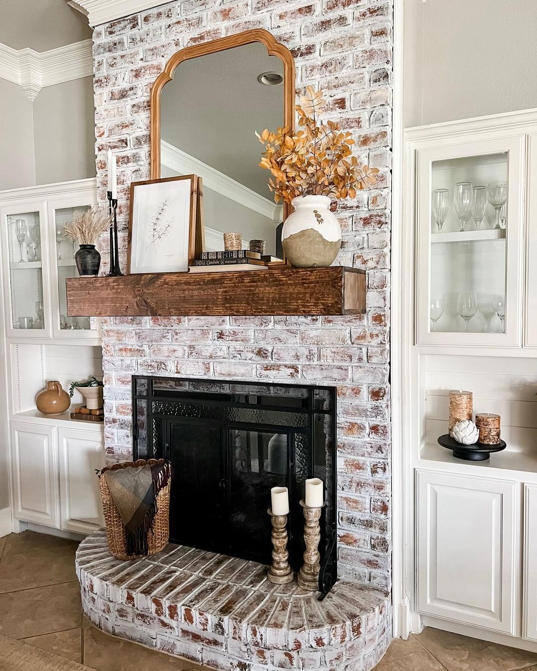 18 Rustic Mantel Ideas with a Collected Feel