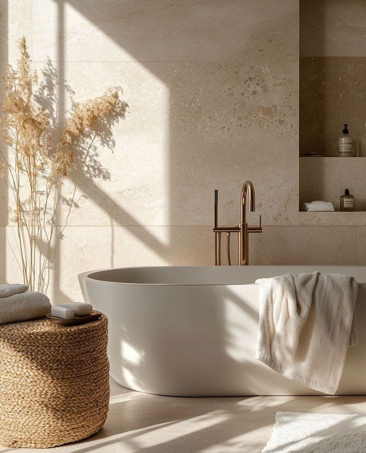 18 Stone Bath Escape in Sunlight