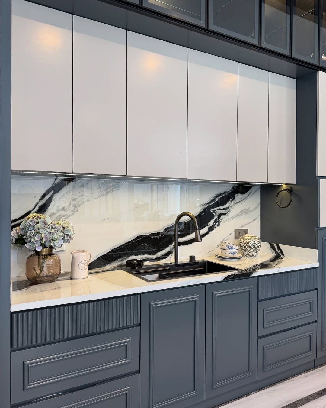 19 Cabinetry in a Soft Blue Gray