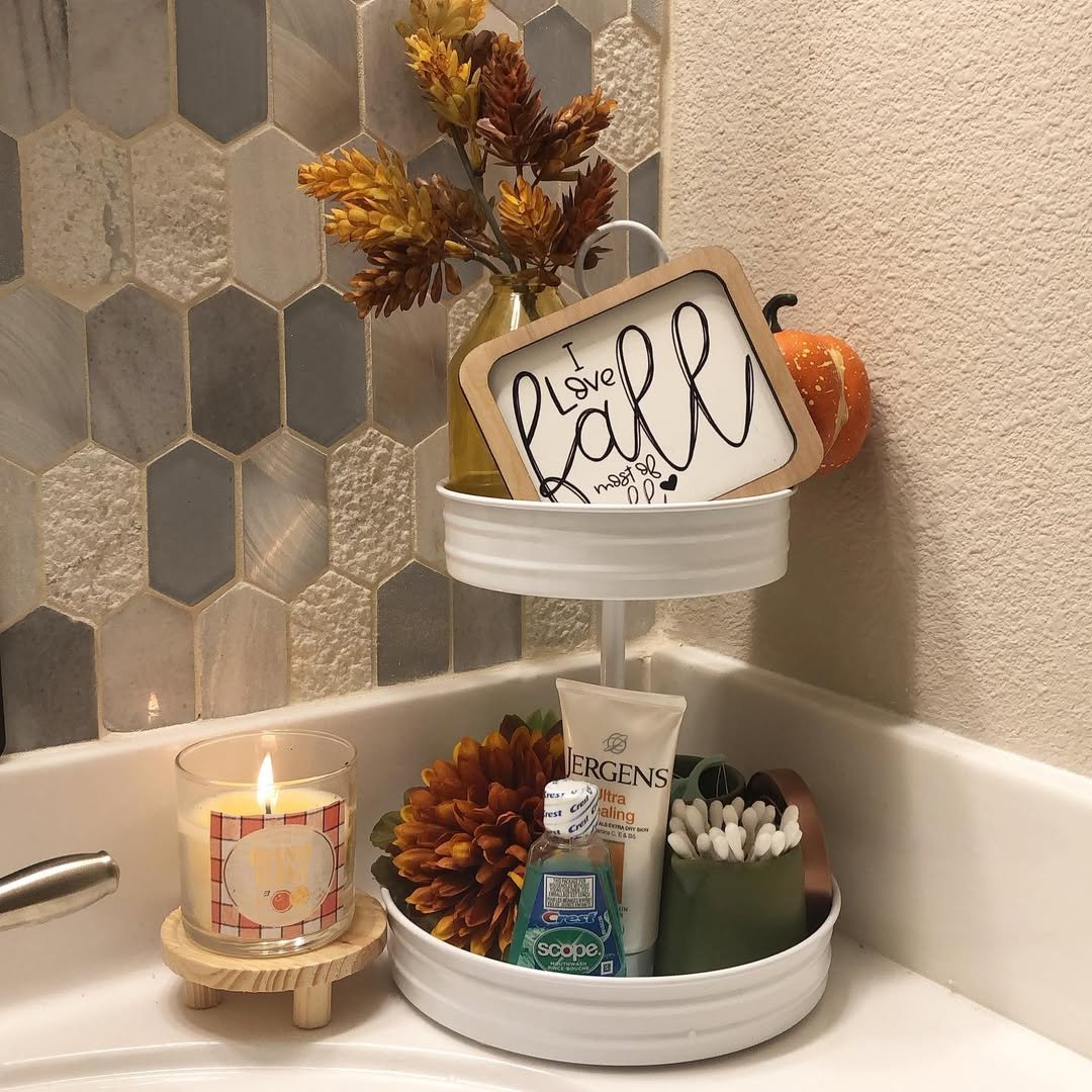 2 Fall Tray Ideas for a Cozy Corner