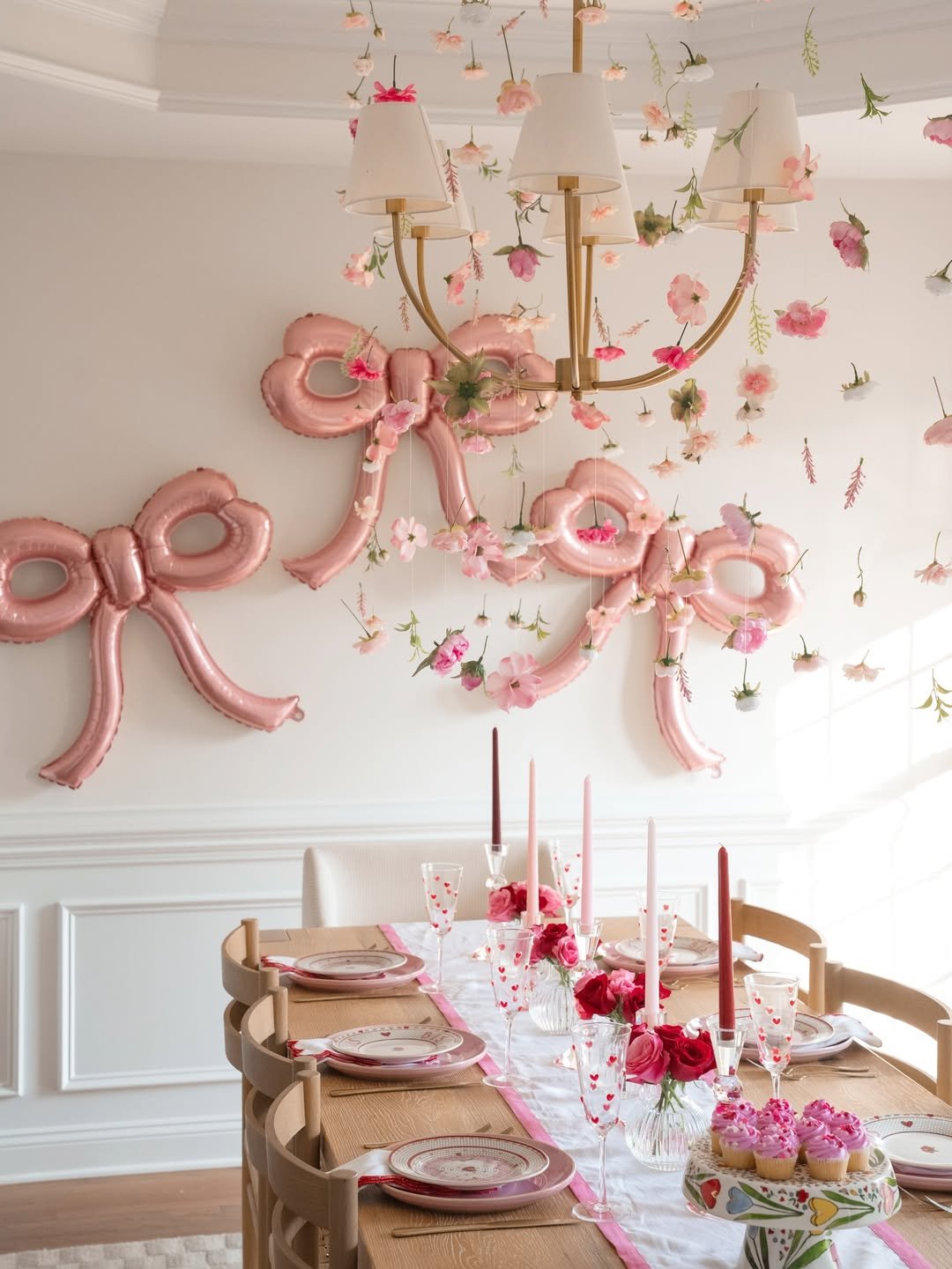 2 Party Tablescape in Pink
