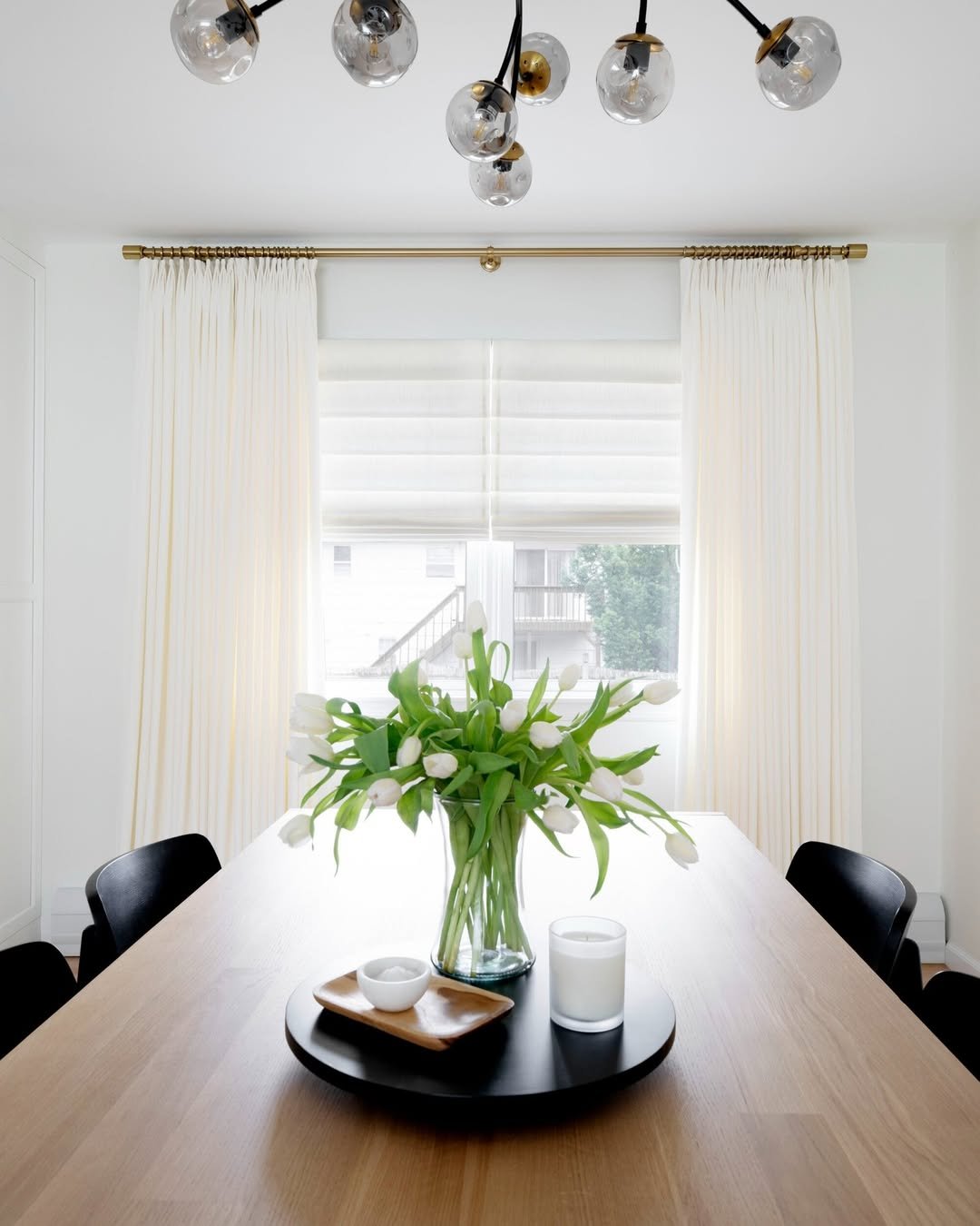 2 Tailored Neutral Curtains