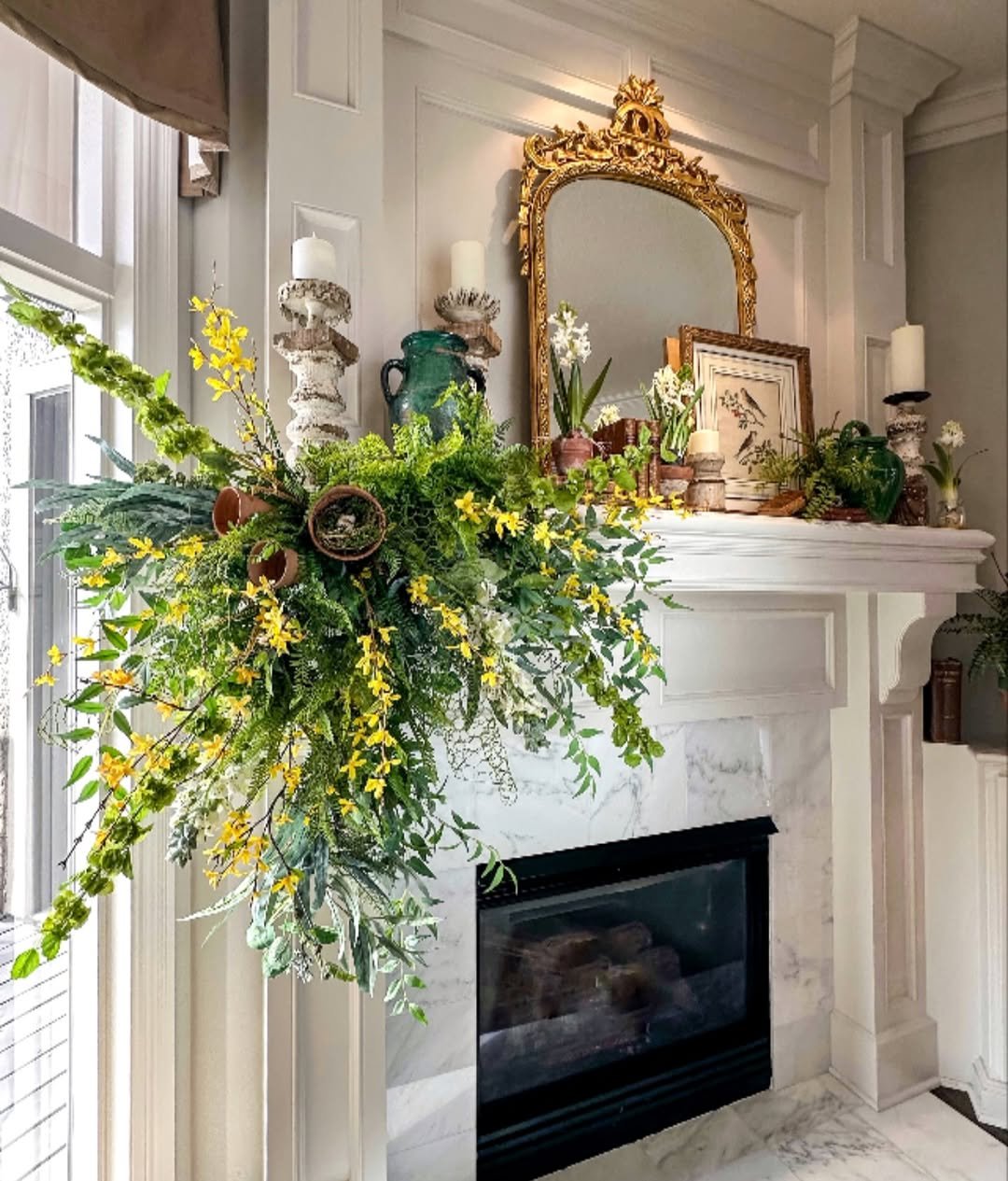 20 Garden Cascade Mantel Ideas