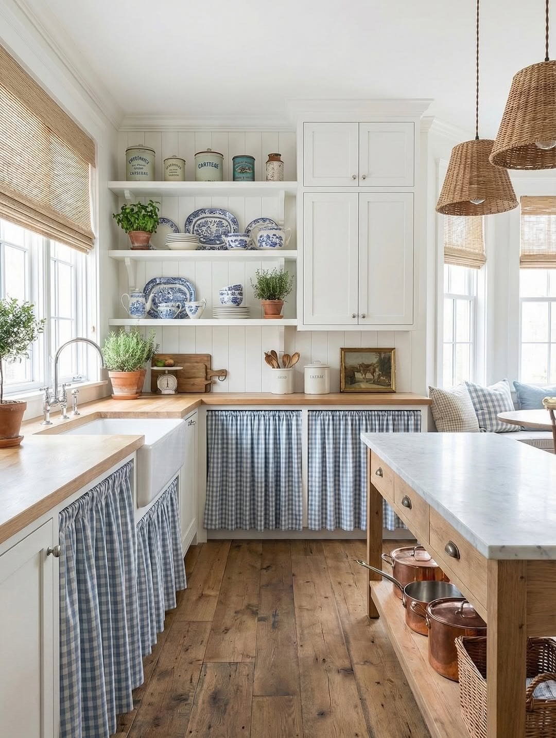26 Cottage Kitchens in Soft Blue