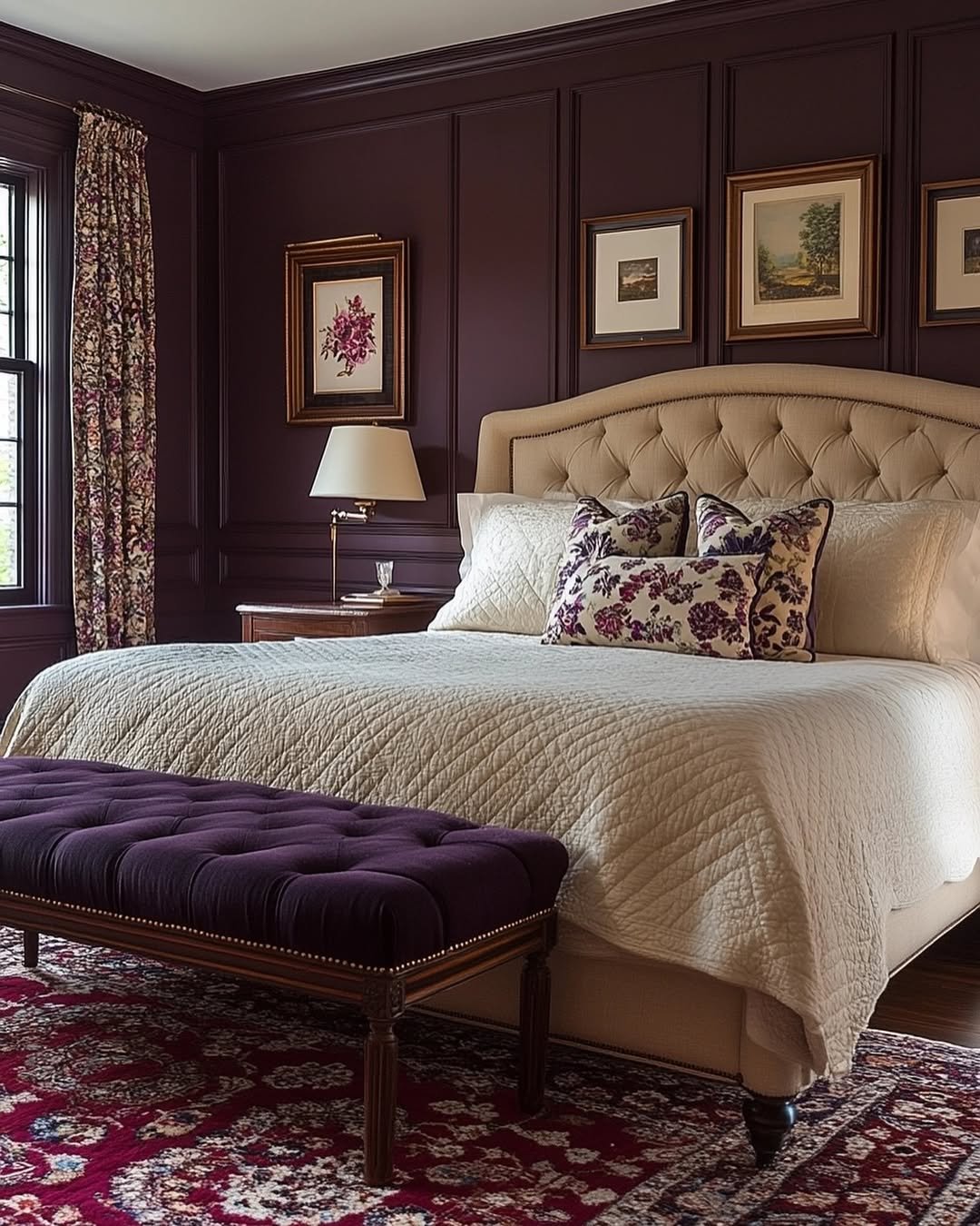 26 Manor in Plum Panels