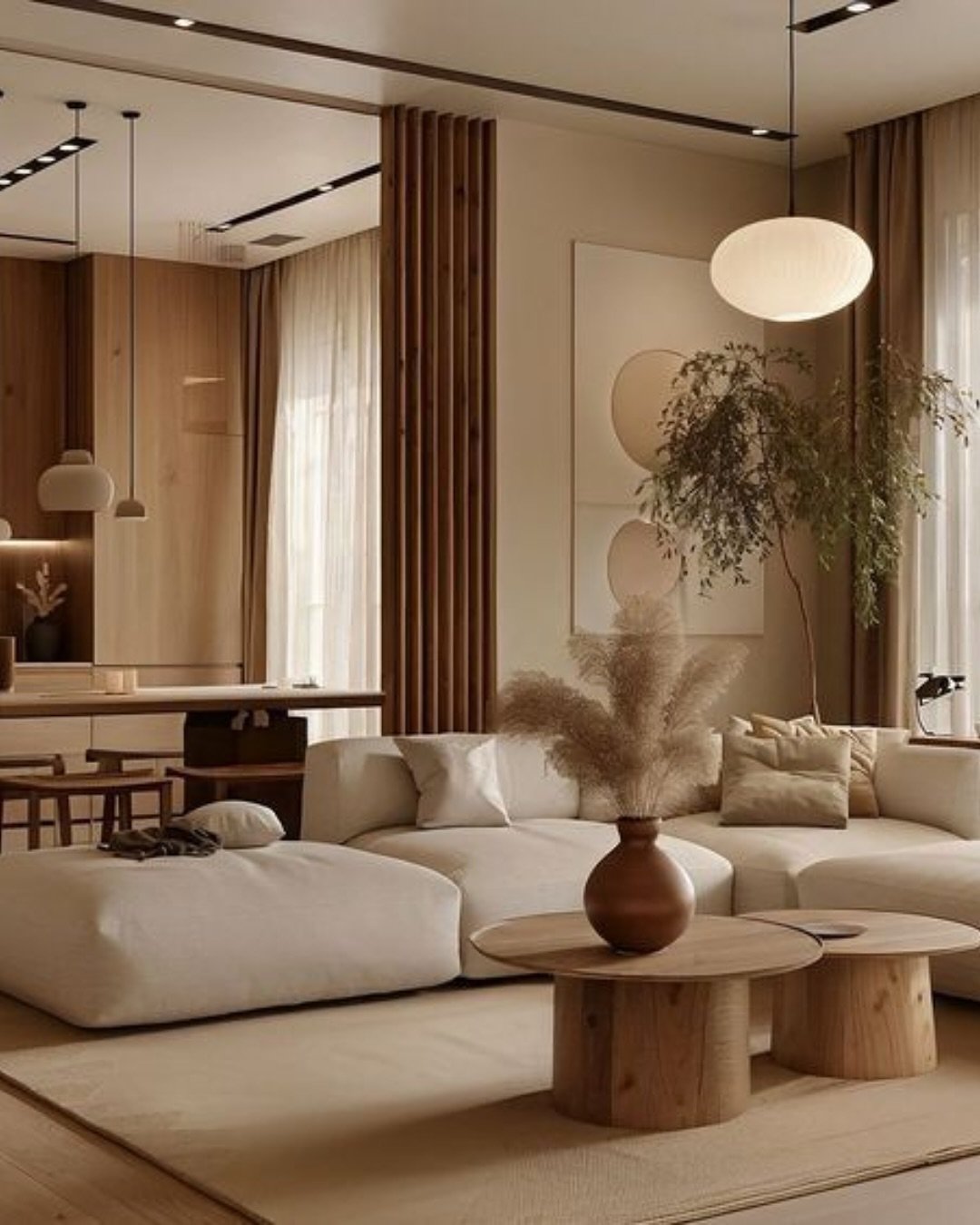 3 Curved Forms for Earthy Calm Corners