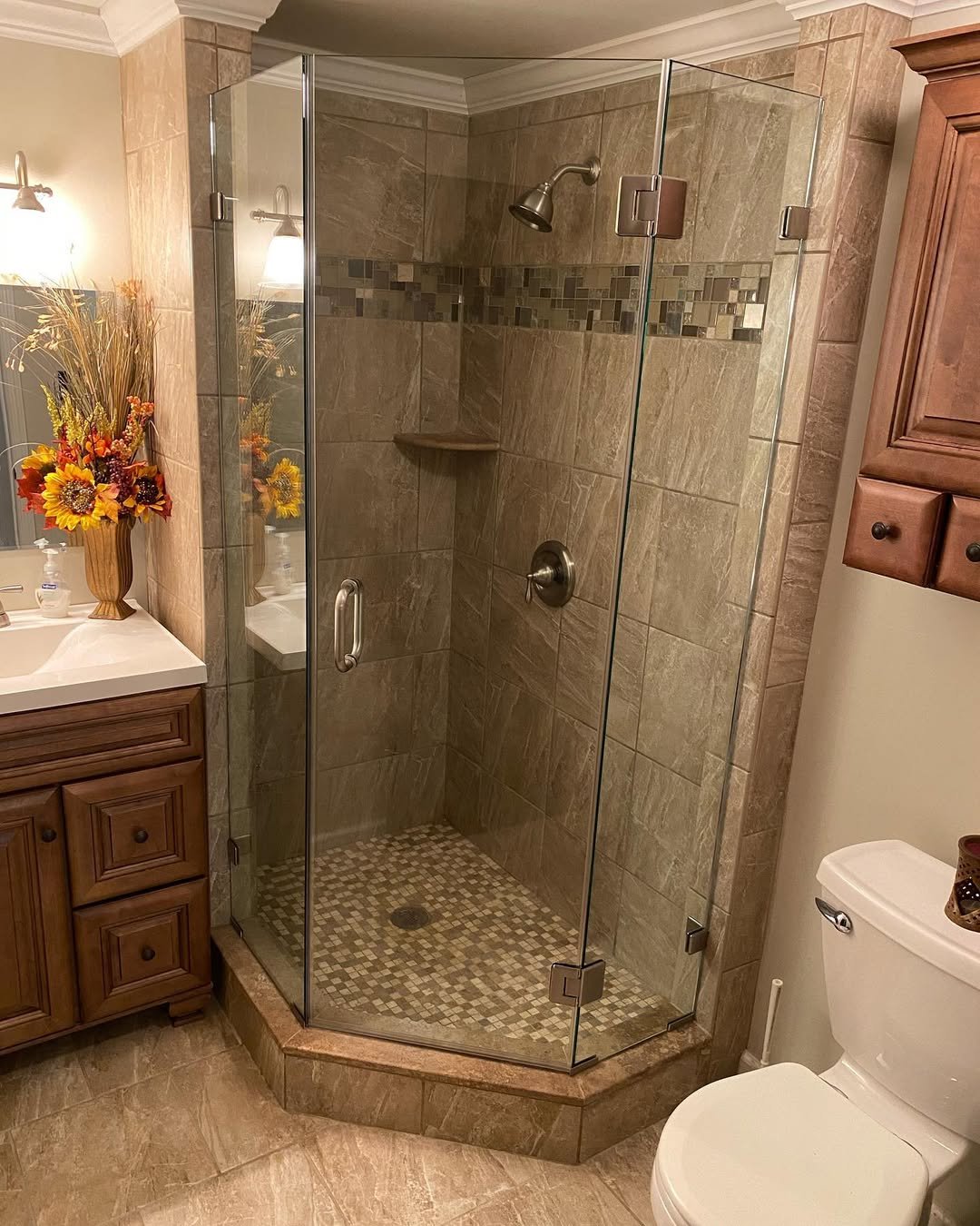 4 Angled Corner Glass Enclosure
