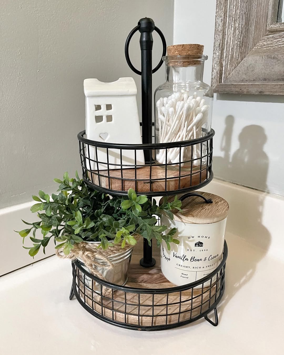 4 Farmhouse Tiered Wire Tray