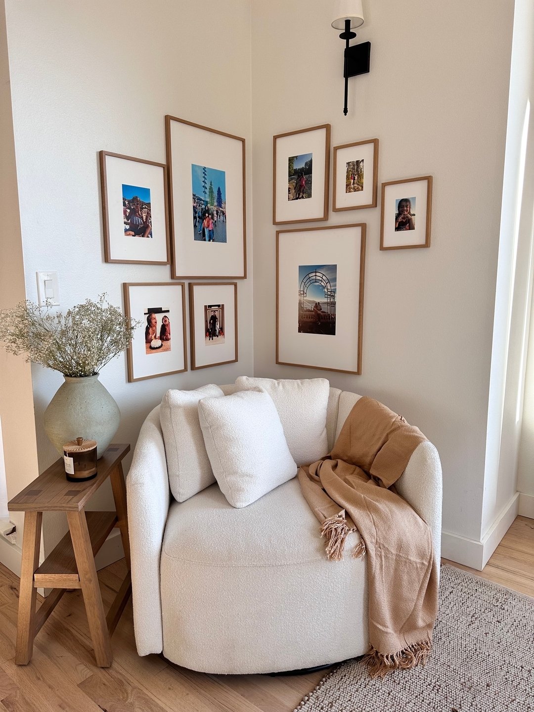 6 Corner Ideas for a Memory Wall