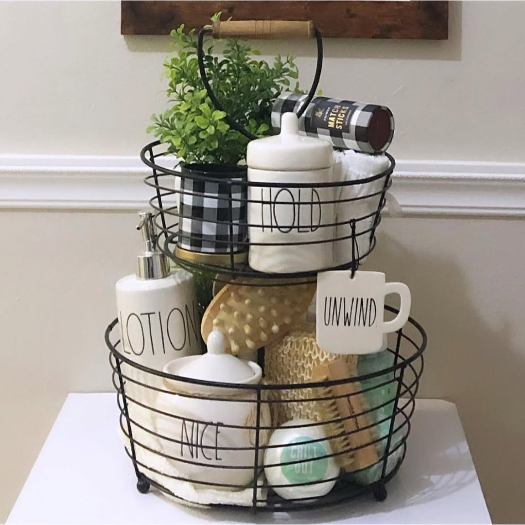 6 Simple Tiered Basket Storage Ideas