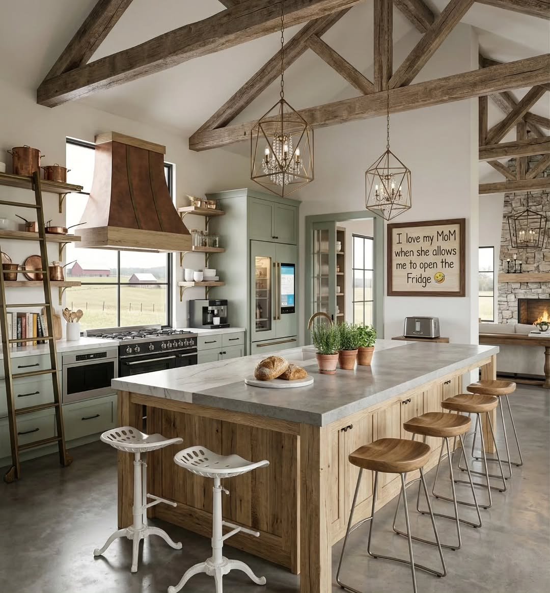 7 Farmhouse Grandeur With a Modern Edge