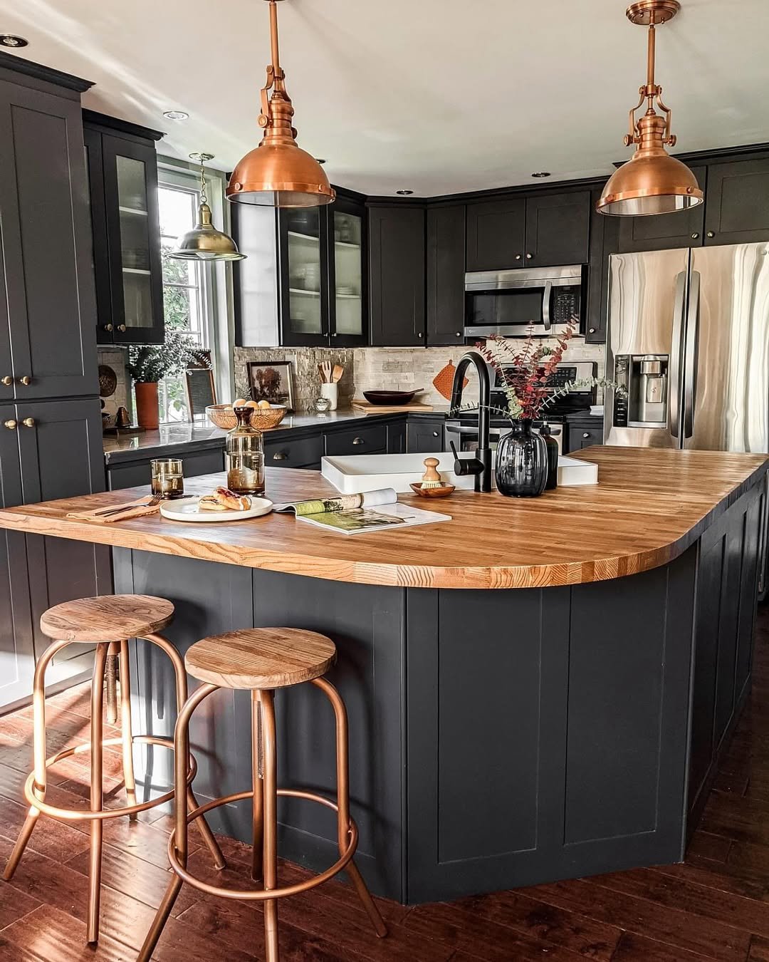 8 Mixed Style Industrial Rustic Kitchen