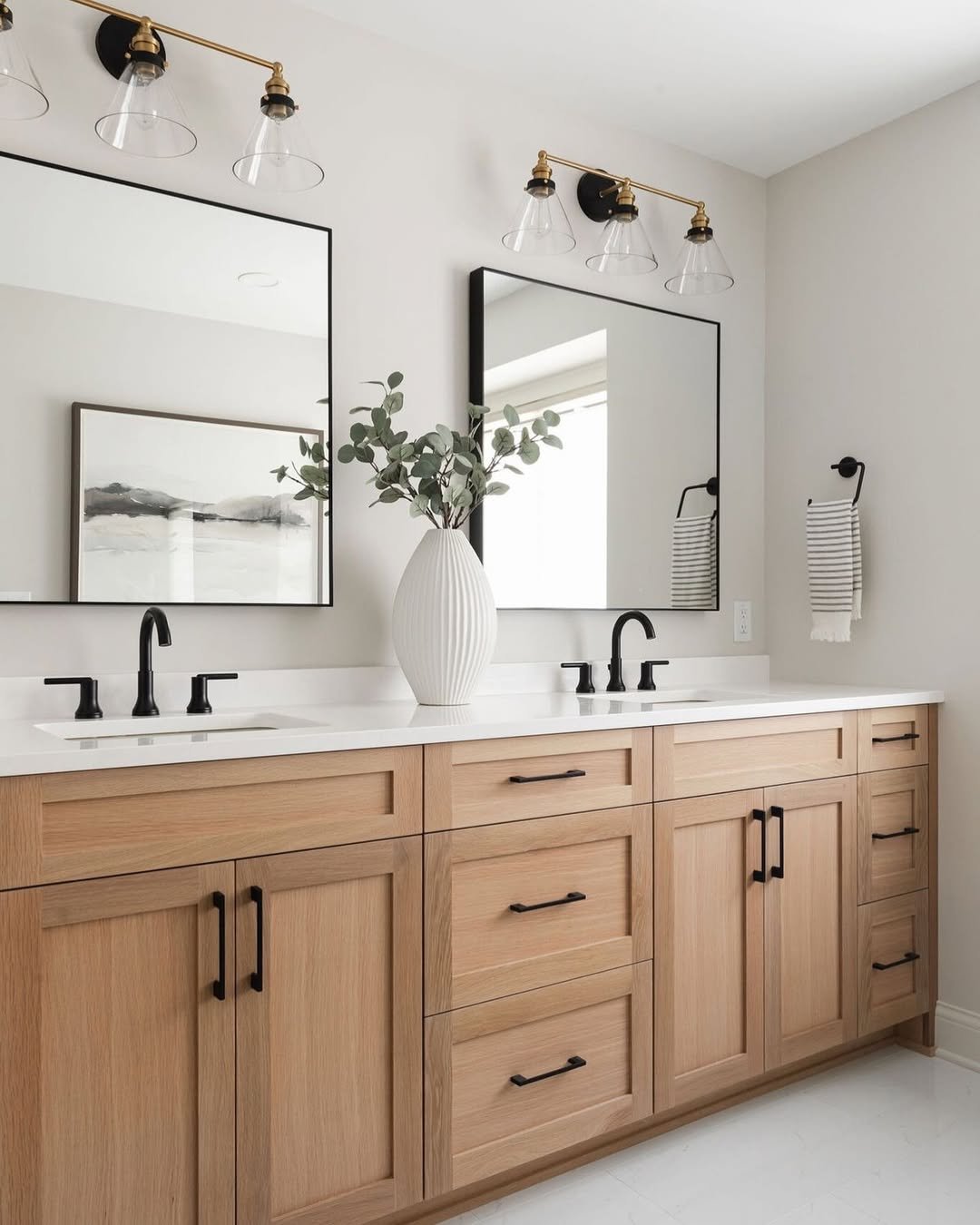 9 Cabinets in Sage With Statement Style