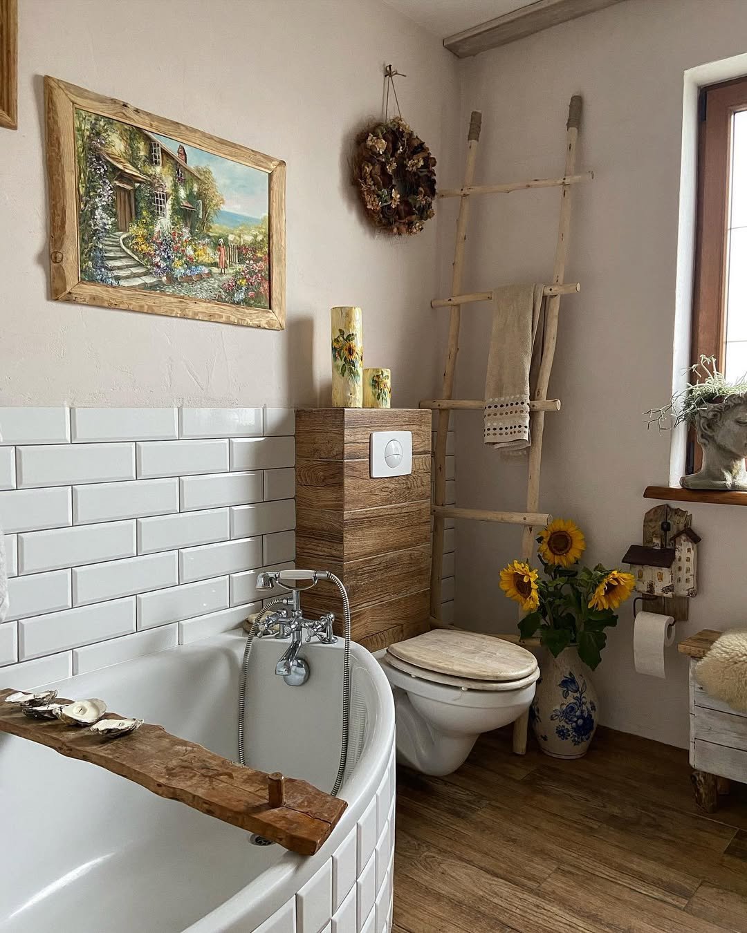 9 Cozy Nostalgic Country Bathroom Ideas