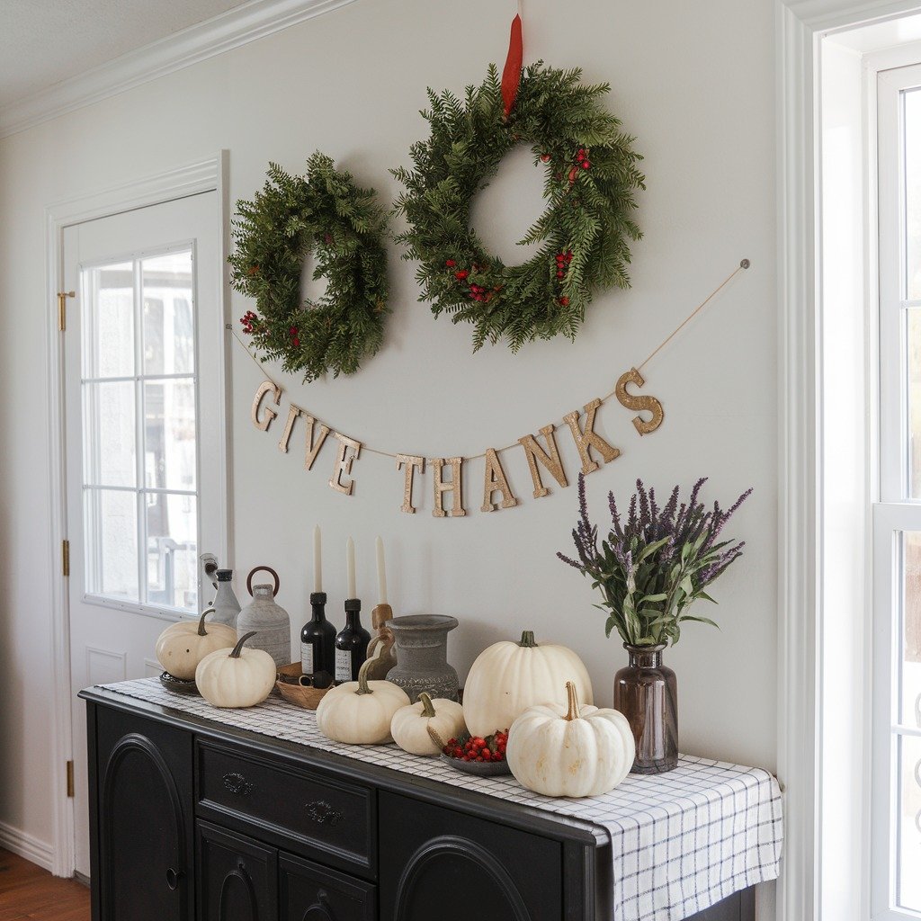 A Neutral Entryway for Thanksgiving