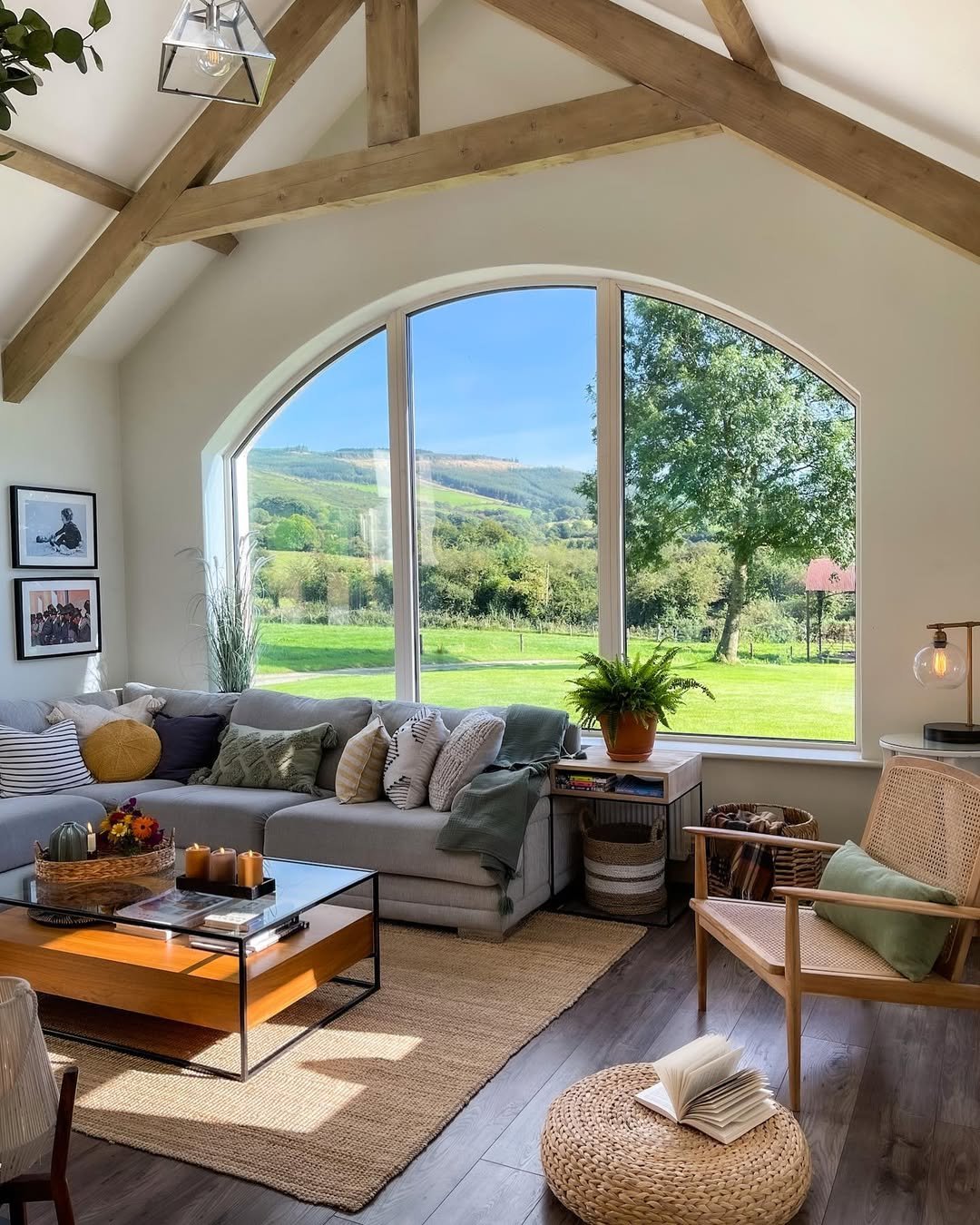 A Retreat by an Arched Window