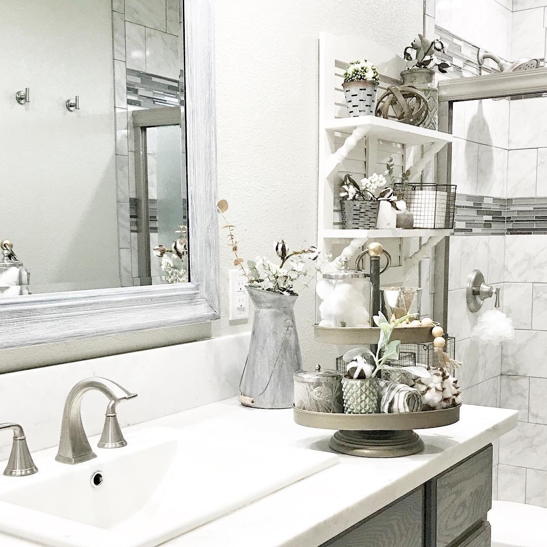 A Spa Inspired Counter Setup in a Neutral Palette 9