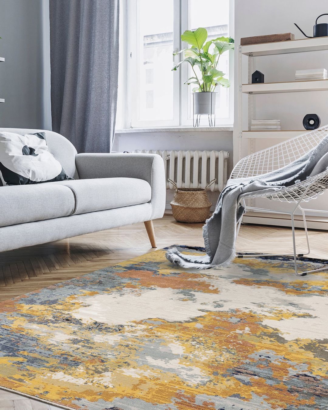 Abstract Colour Field Rug