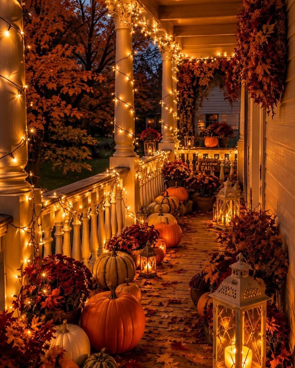 After Dark Pumpkin Display