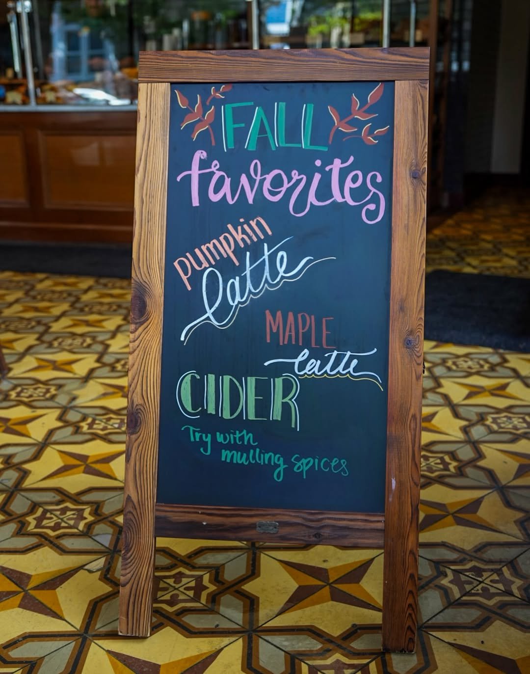 Autumn Café Favorites Board