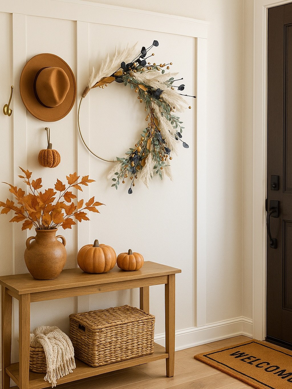 Autumn Entry with a Minimal Look
