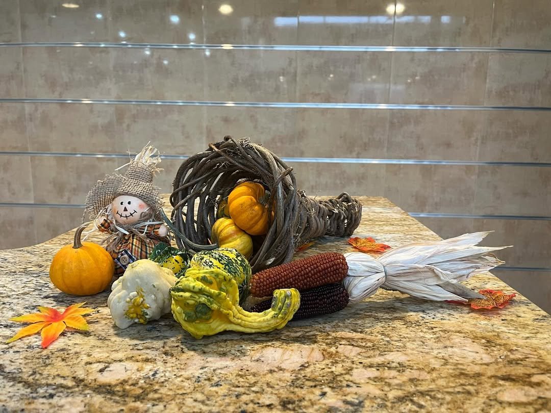 Autumn Kitchen Counter