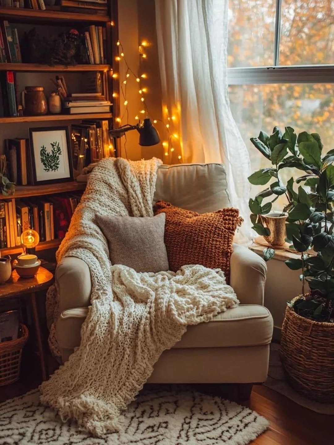 Autumn Light by the Window