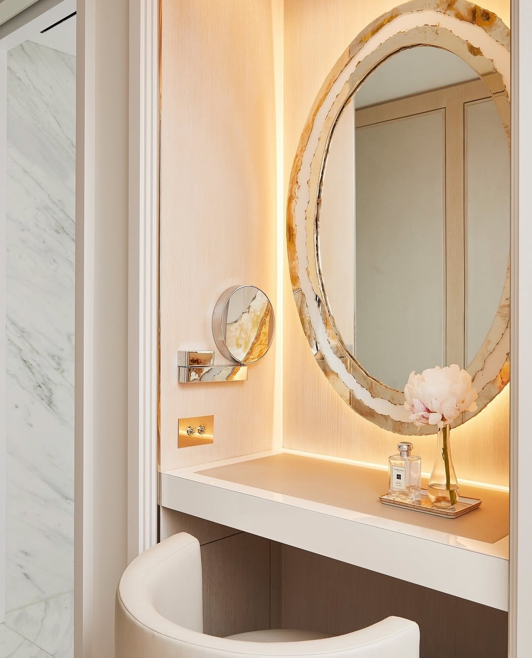Backlit Alcove Vanity