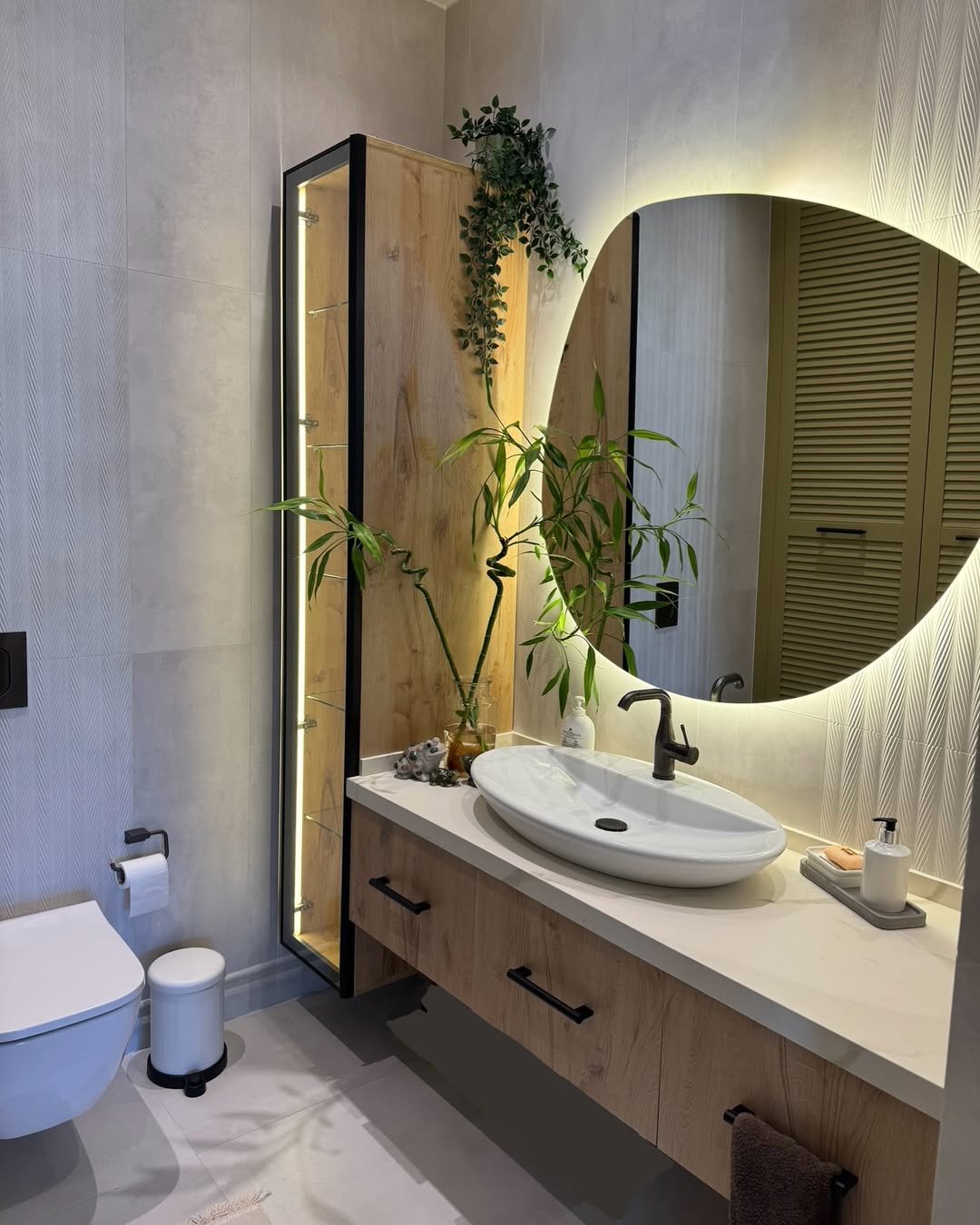 Bathroom Vanities for an Organic Glow in 5 Designs