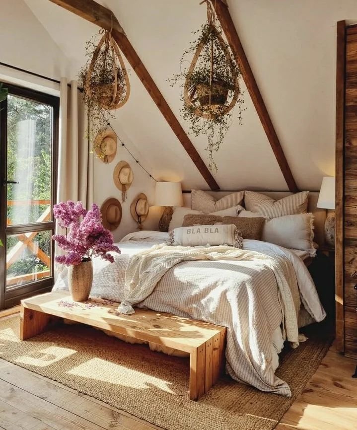 Beam Framed Attic Hideaway