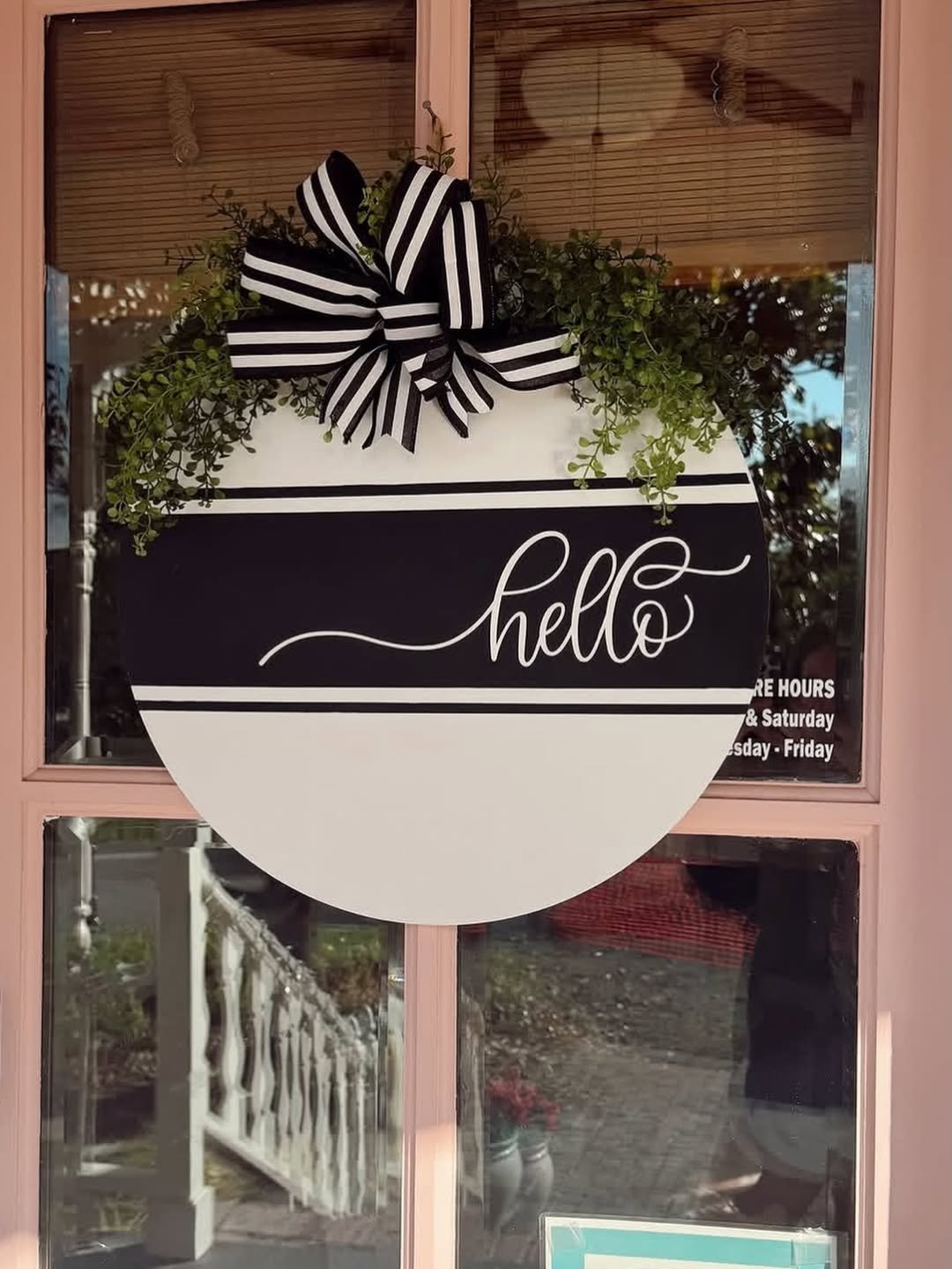 Black and White Boutique Sign