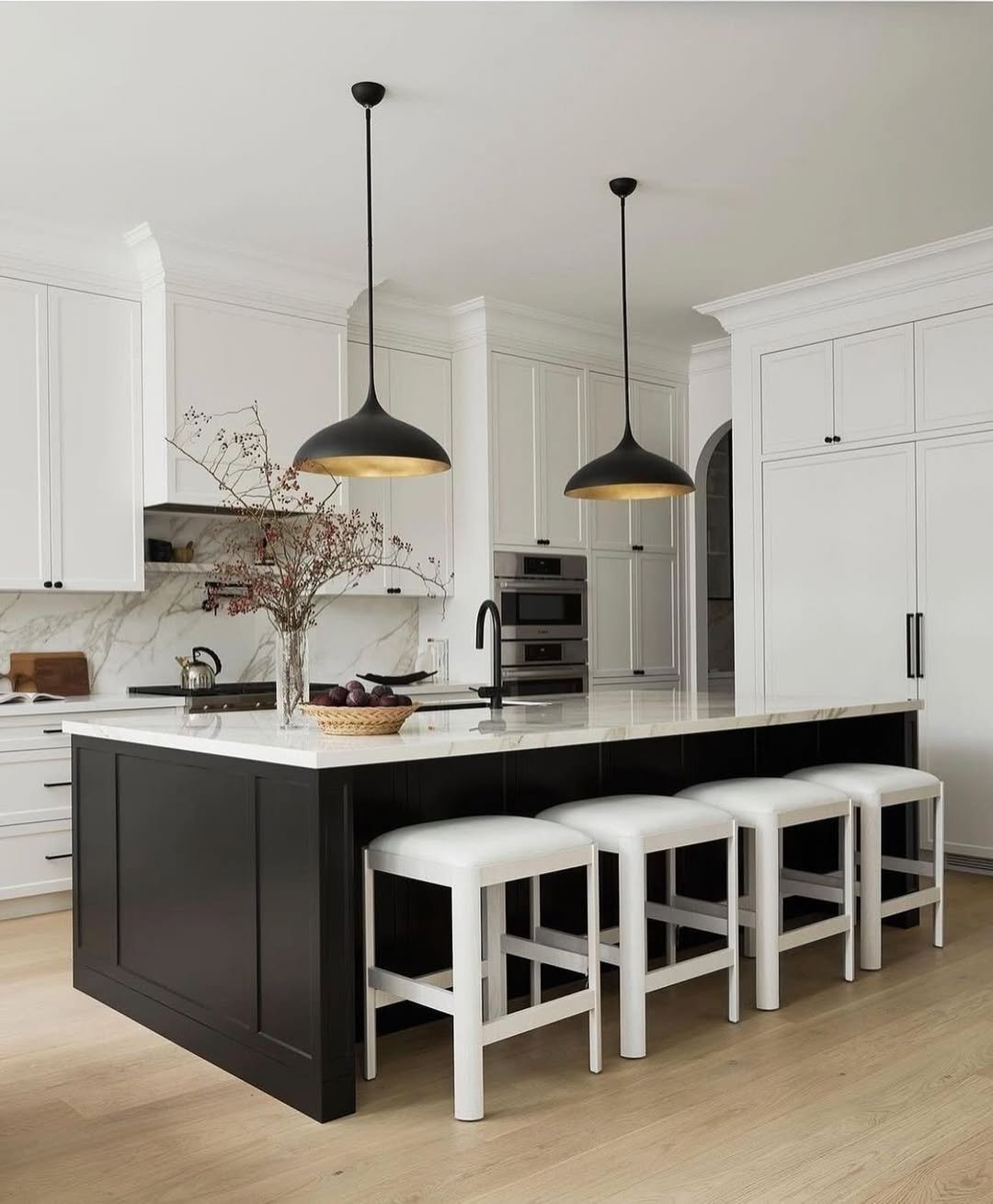 Black-Framed Open Shelving