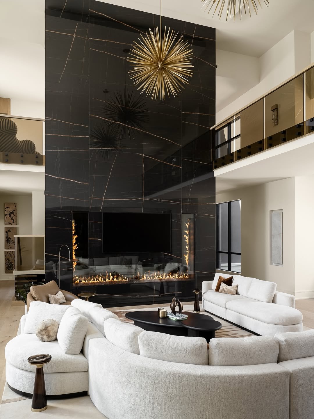 Black Marble Living Room