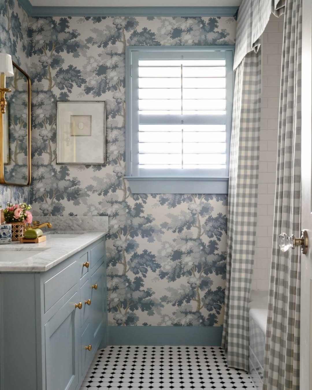 Blue Gray Pattern Mix