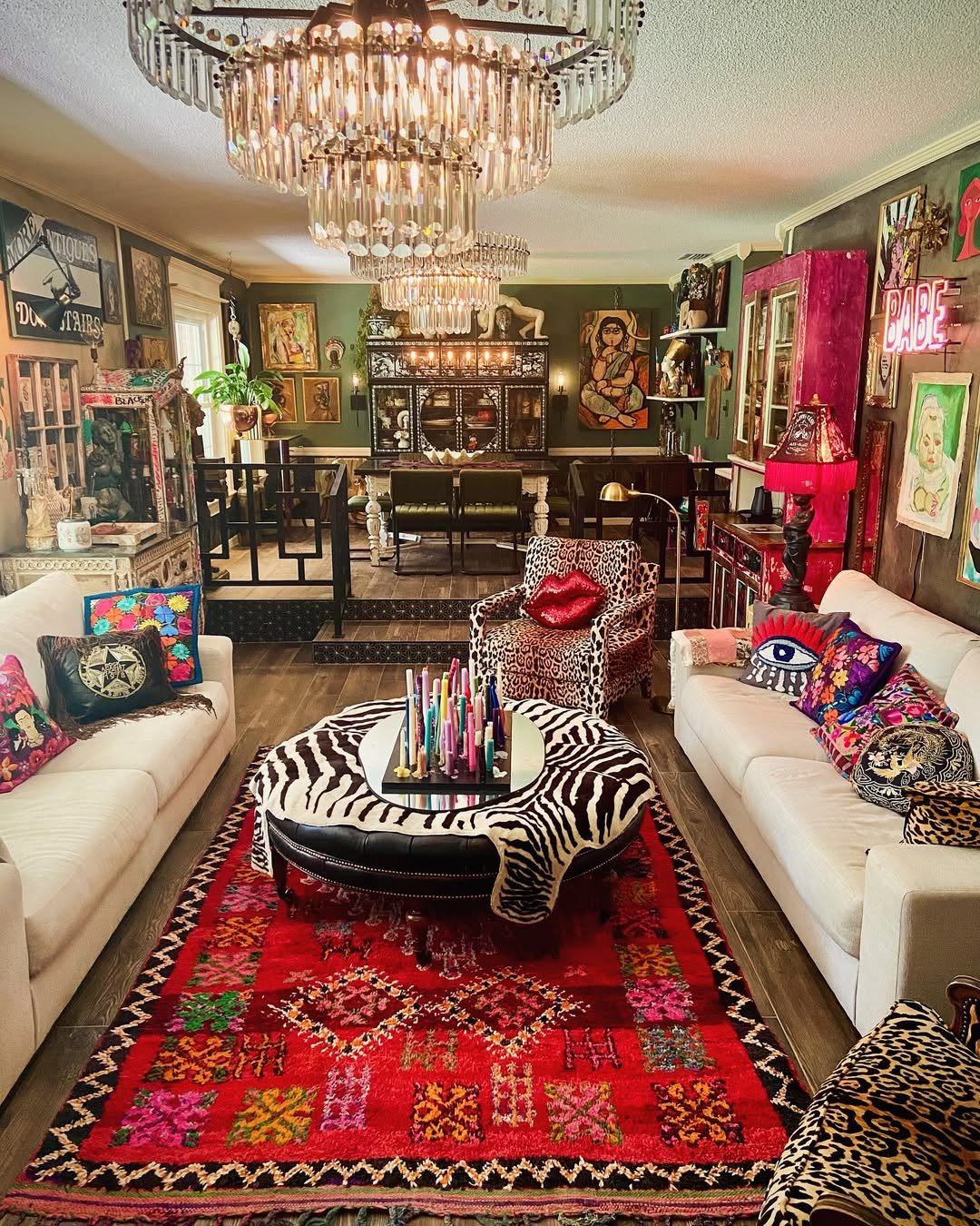Bohemian Color Riot Room