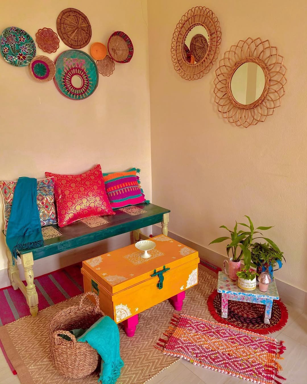 Boho Corner with Bright Color 5